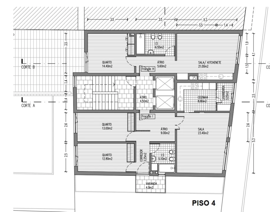 Apartamento T1 para Venda em Cedofeita, Santo Ildefonso, Sé, Miragaia, São Nicolau e Vitória Planta 12