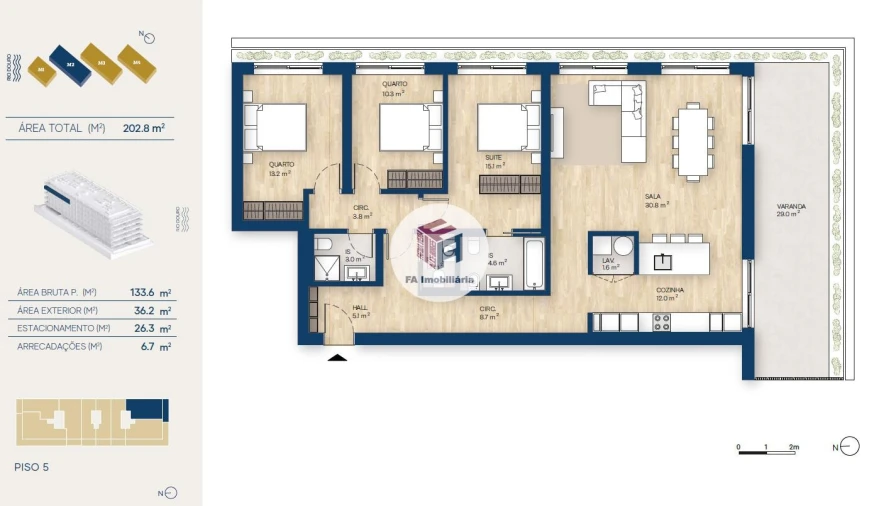 Apartamento T3 para Venda em Canidelo Foto 20