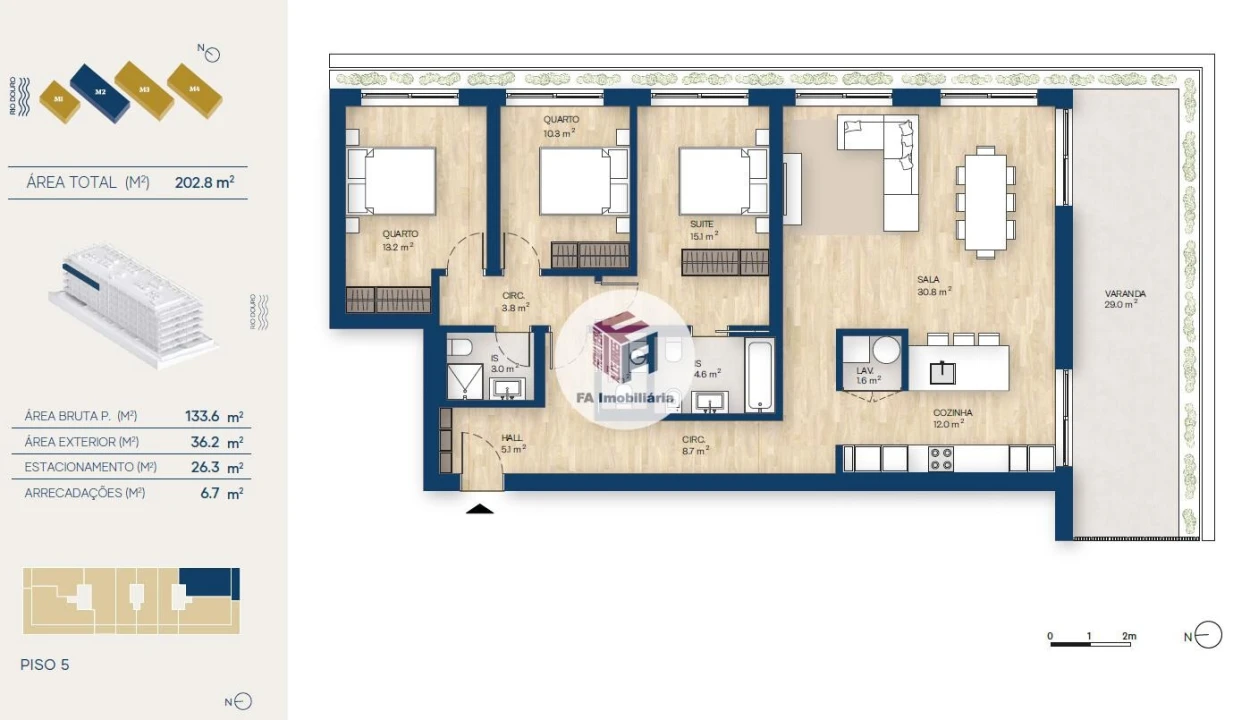 Apartamento T3 para Venda em Canidelo Foto 20