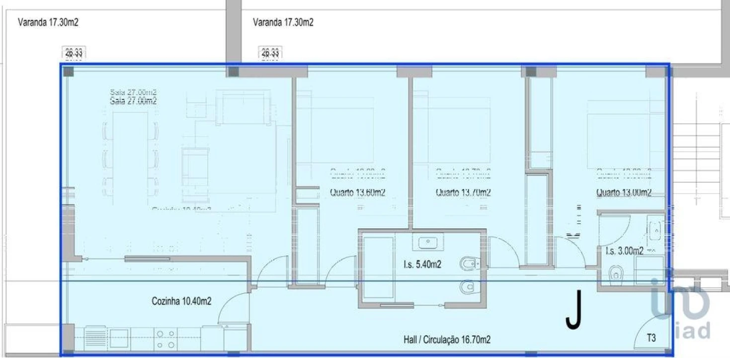 Apartamento T3 para Venda em Subportela, Deocriste e Portela Susã Foto 6