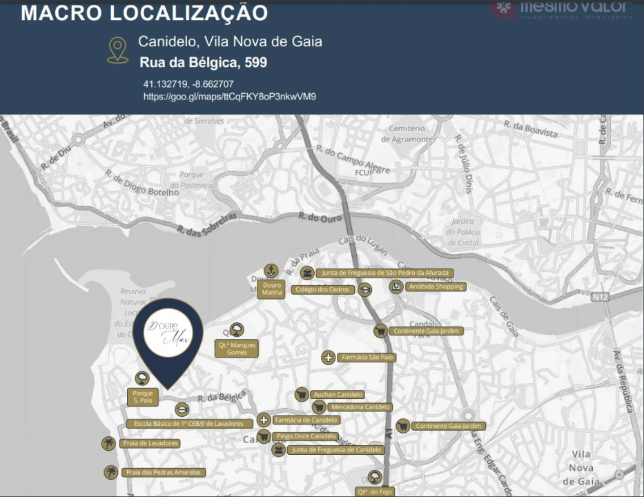 Apartamento T2 para Venda em Canidelo Foto 2