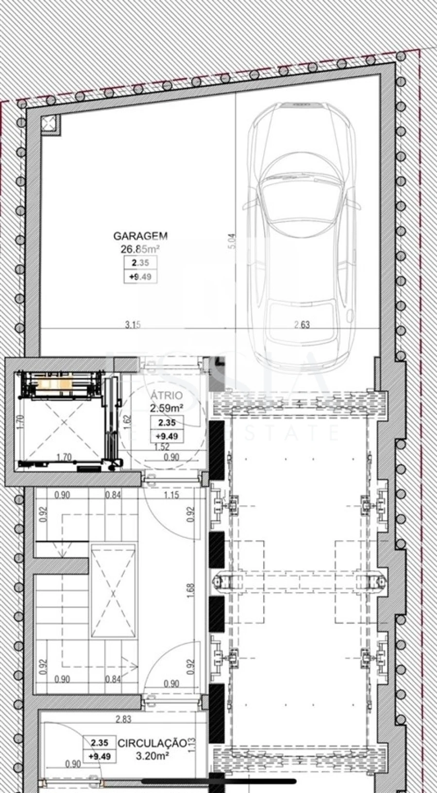 Apartamento T2 para Venda em Aldoar, Foz do Douro e Nevogilde Planta 2