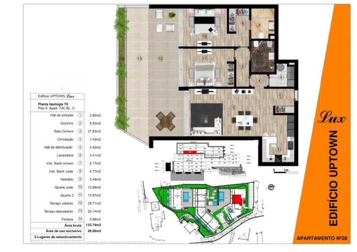 Apartamento T2 para Venda em Funchal (Santa Luzia) Planta 1
