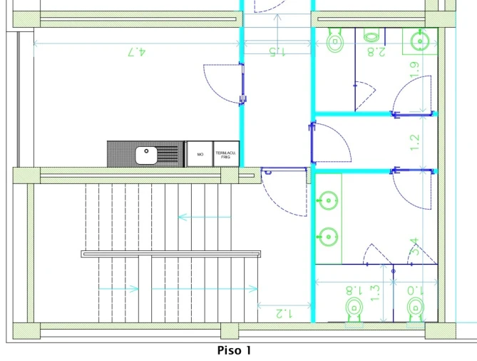 Escritório para Arrendamento em Castêlo da Maia Planta 1