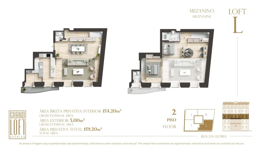 Apartamento T2 para Venda em Santo António Planta 1