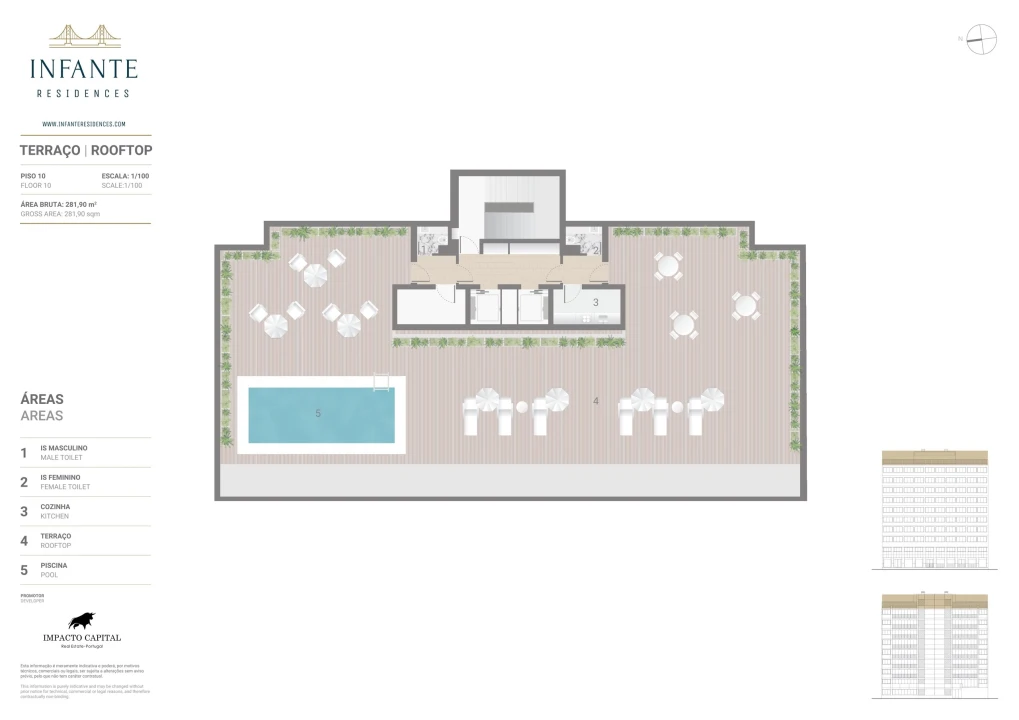 Apartamento T2 para Venda em Estrela Planta 2