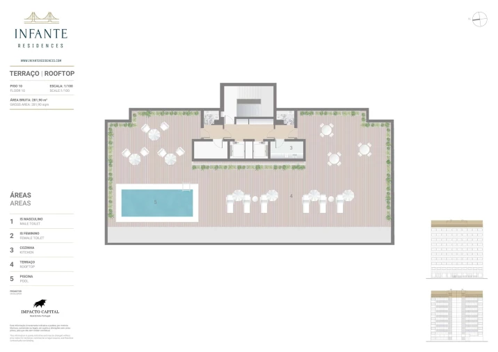 Apartamento T1 para Venda em Estrela Planta 2