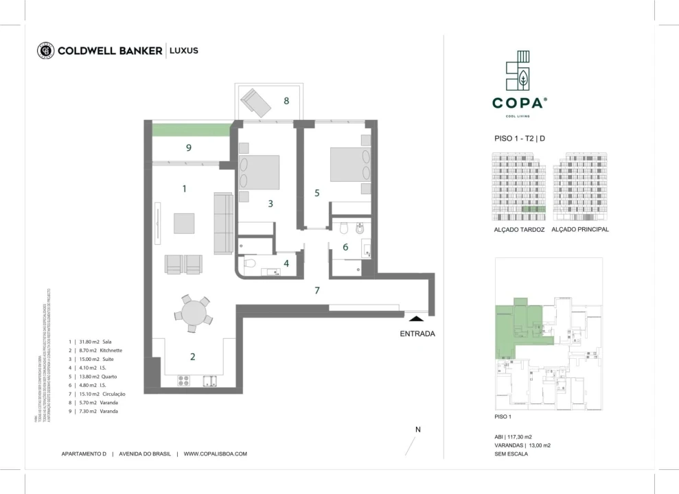 Apartamento T2 para Venda em Alvalade Foto 23