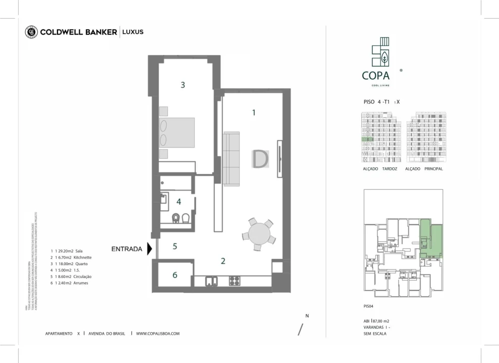 Apartamento T1 para Venda em Alvalade Foto 23
