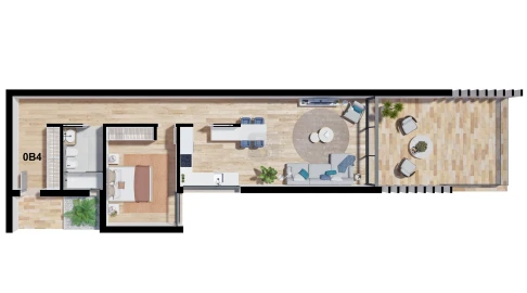Apartamento T1 para Venda em Moncarapacho e Fuseta