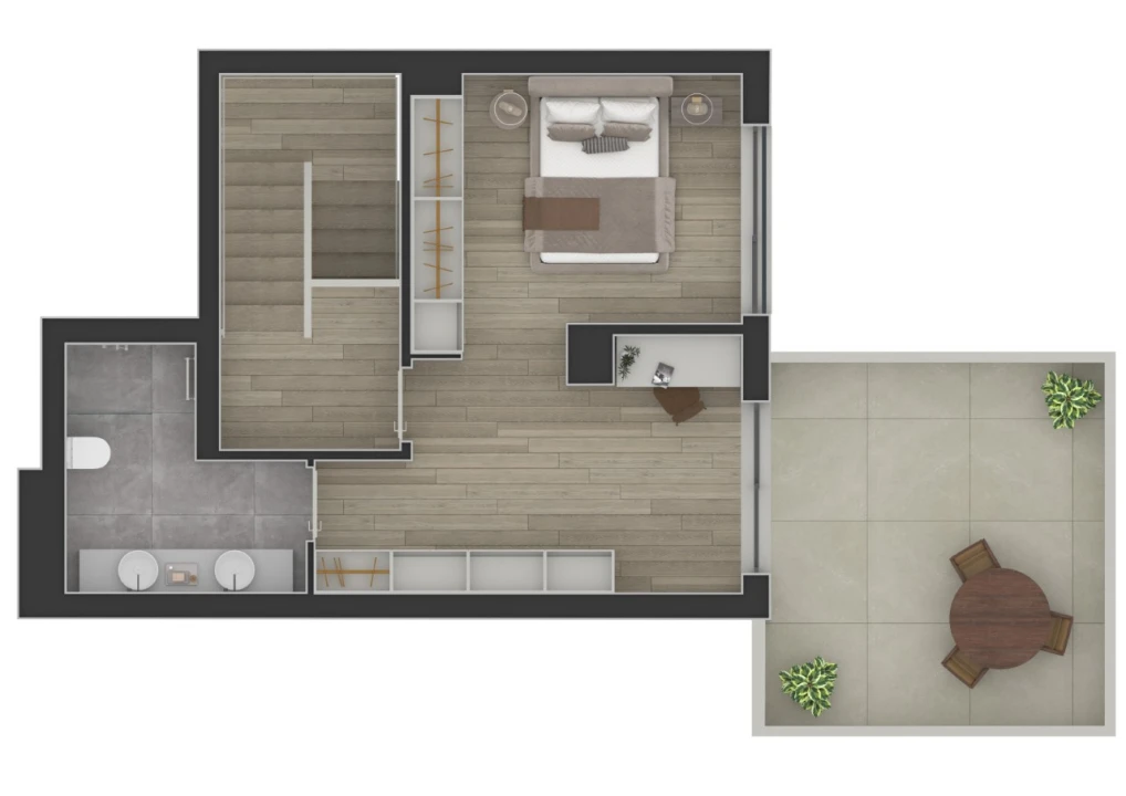 Apartamento T1 para Venda em Avenidas Novas Planta 2