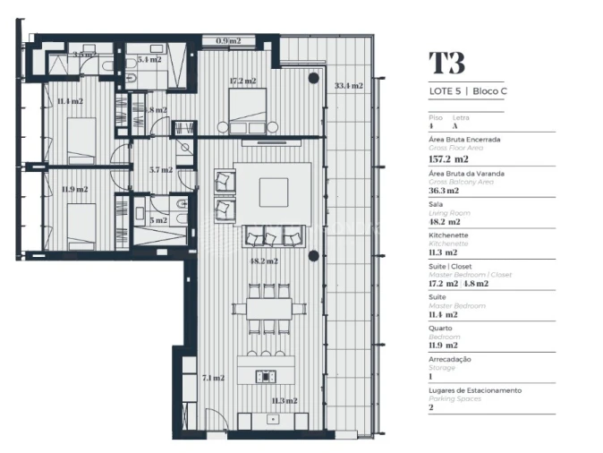 Apartamento T3 para Venda em Marvila Foto 20
