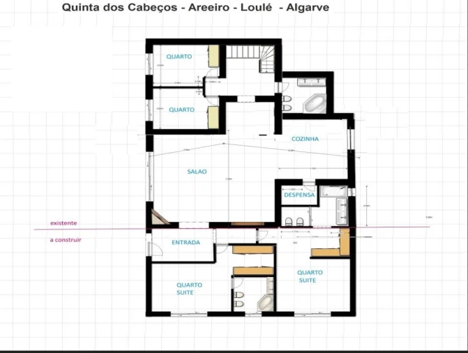 Moradia T3 para Venda em Loule (São Clemente) Planta 1