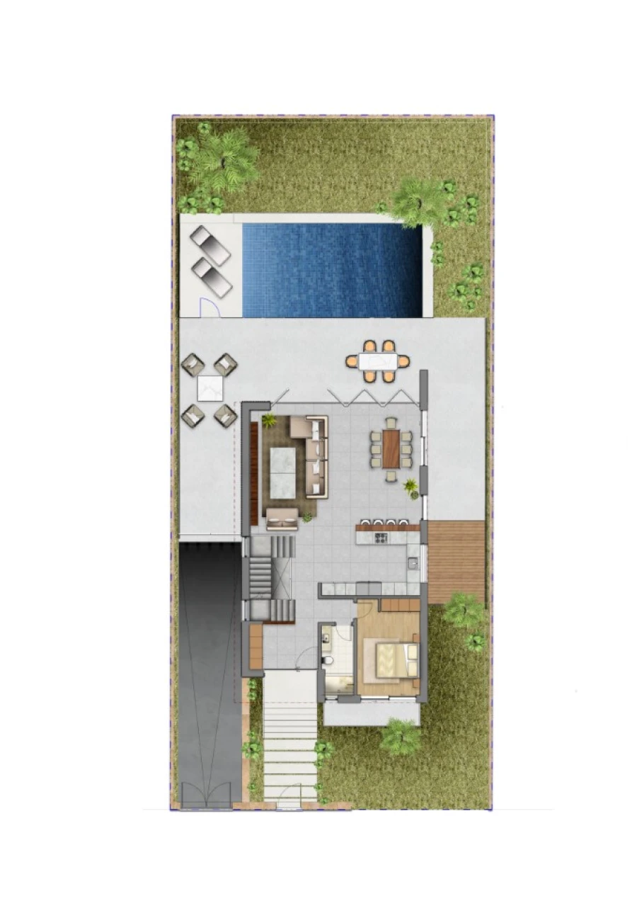 Moradia T5 para Venda em Montenegro Planta 1