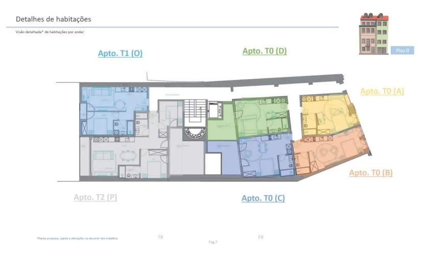 Apartamento para Venda em São Vicente (Braga) Planta 1