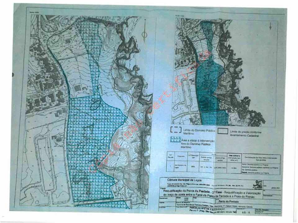 Terreno para Venda em Lagos (São Sebastião e Santa Maria) Planta 2