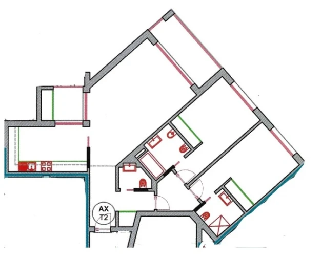 Apartamento T2 para Venda em Portimão Planta 1