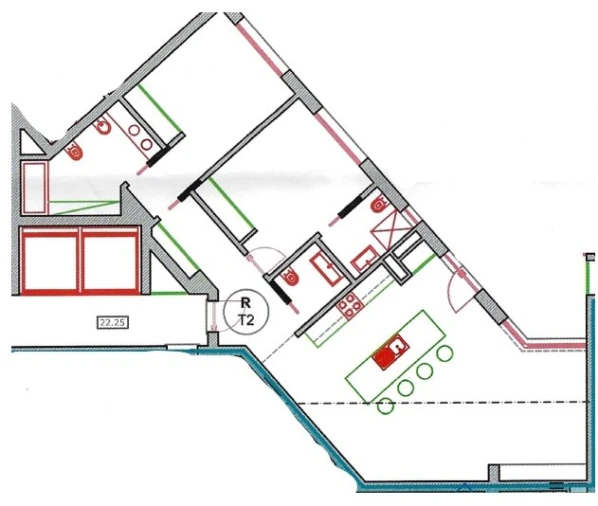Apartamento T2 para Venda em Portimão Planta 1