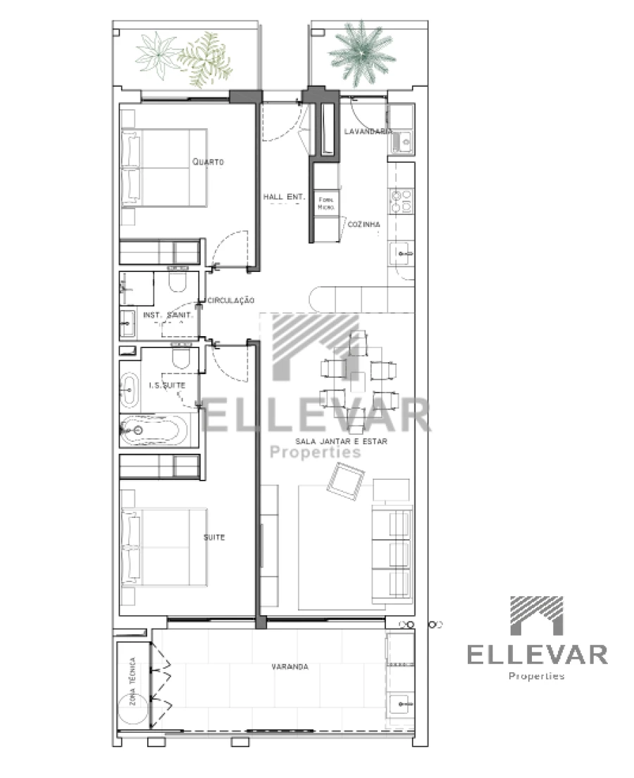Apartamento T2 para Venda em São Martinho Foto 11