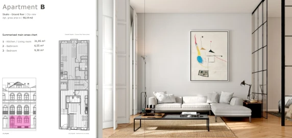 Apartamento T2 para Venda em Aldoar, Foz do Douro e Nevogilde
