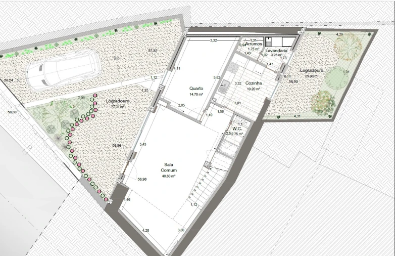 Apartamento T2 para Venda em Lordelo do Ouro e Massarelos Planta 1