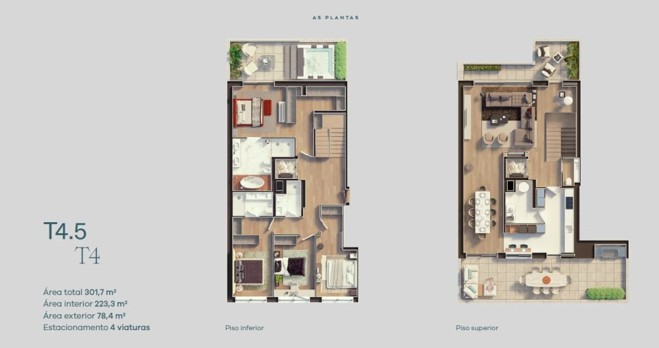 Apartamento T4 para Venda em Matosinhos e Leça da Palmeira Planta 1
