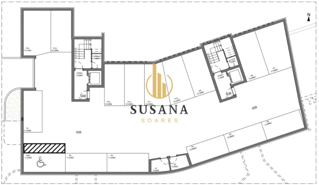 Apartamento T1 para Venda em Viseu Foto 19