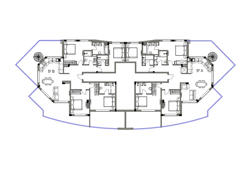 Apartamento T4 para Venda em Armação de Pera Planta 2