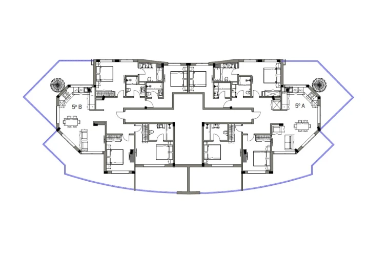 Apartamento T4 para Venda em Armação de Pera Planta 2