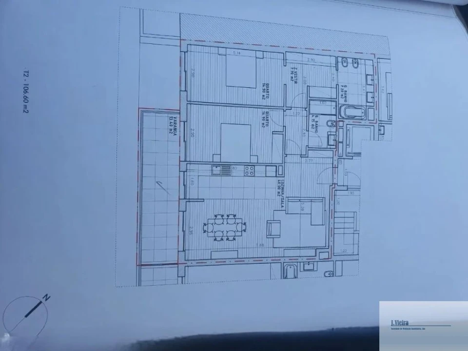 Apartamento T2 para Venda em Mafamude e Vilar do Paraíso Foto 7