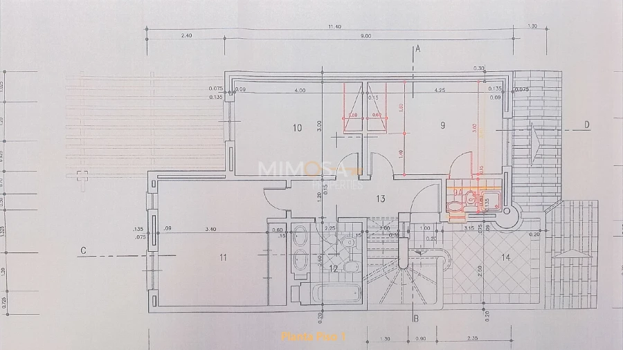 Moradia T3 para Venda em Lagos (São Sebastião e Santa Maria) Planta 3