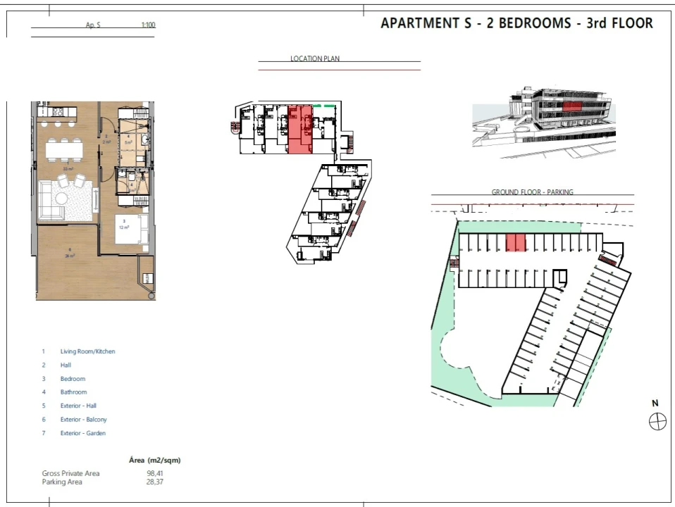 Apartamento T2 para Venda em Albufeira e Olhos de Água Planta 2