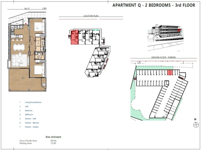 Apartamento T2 para Venda em Albufeira e Olhos de Água Planta 2