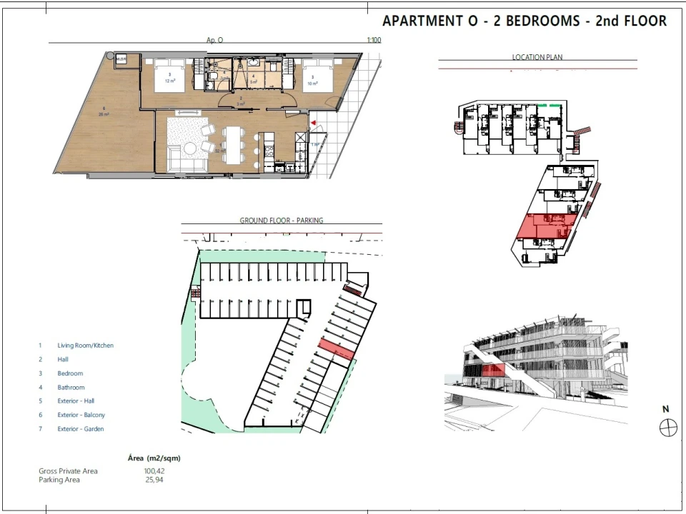 Apartamento T2 para Venda em Albufeira e Olhos de Água Planta 2