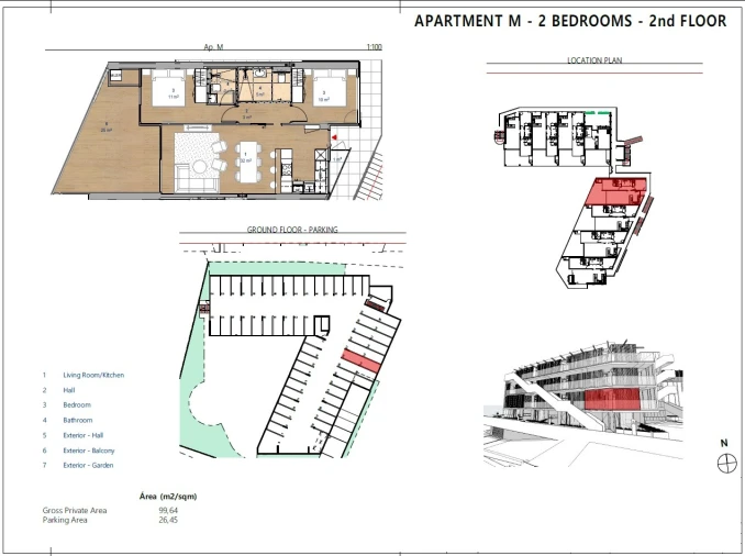 Apartamento T2 para Venda em Albufeira e Olhos de Água Planta 2