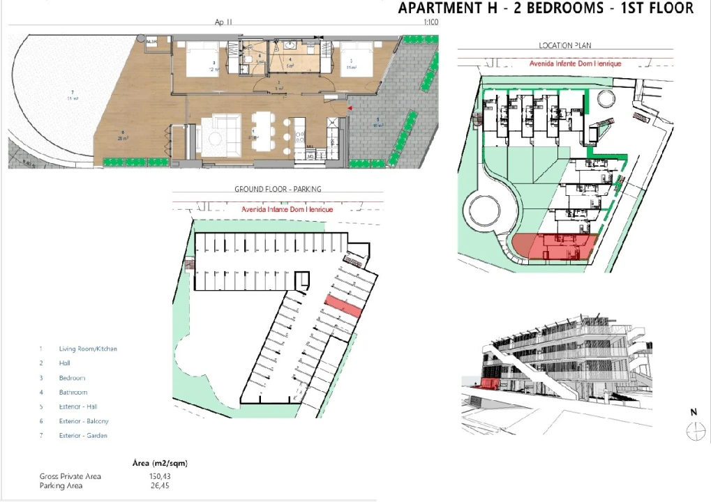 Apartamento T2 para Venda em Albufeira e Olhos de Água Planta 2