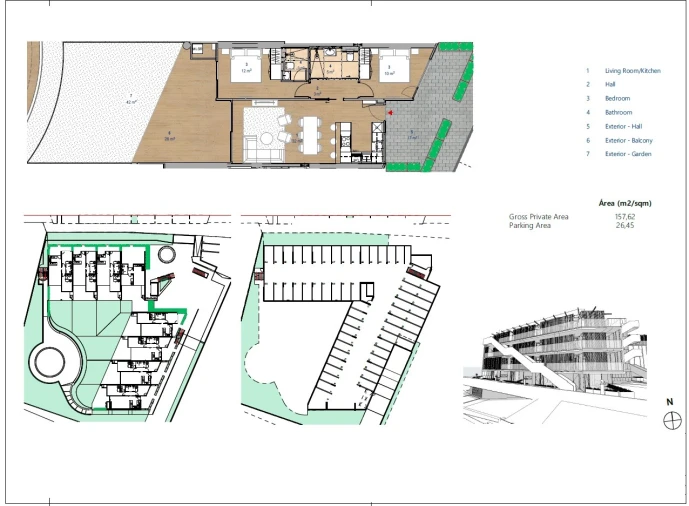 Apartamento T2 para Venda em Albufeira e Olhos de Água Planta 2