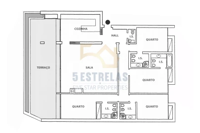 Apartamento T4 para Venda em Santa Maria e São Miguel, São Martinho, São Pedro Penaferrim