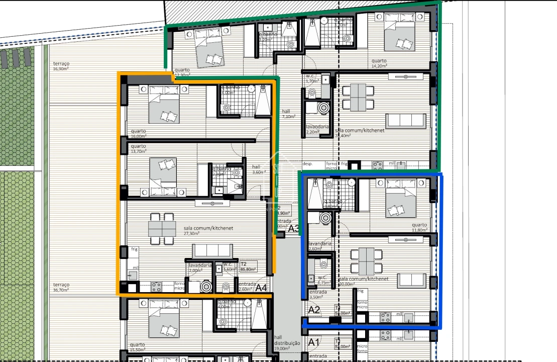 Apartamento T1 para Venda em Matosinhos e Leça da Palmeira Planta 7