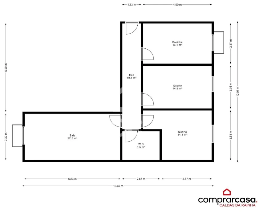 Apartamento T2 para Venda em Alfeizerão Foto 20