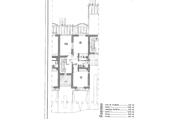 Moradia T5 para Venda em Quarteira Planta 2