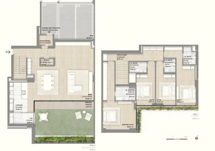 Apartamento T4 para Venda em Lordelo do Ouro e Massarelos Planta 1