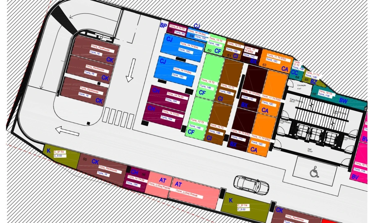 Apartamento T3 para Venda em Lordelo do Ouro e Massarelos Planta 2