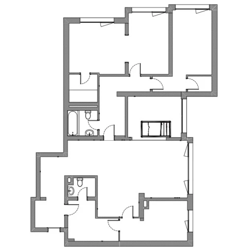 Apartamento T4 para Venda em Lordelo do Ouro e Massarelos Planta 1