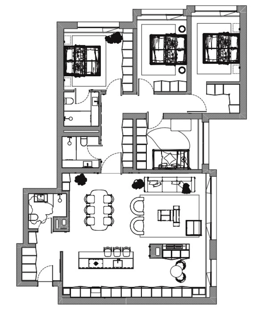 Apartamento T4 para Venda em Lordelo do Ouro e Massarelos Planta 3