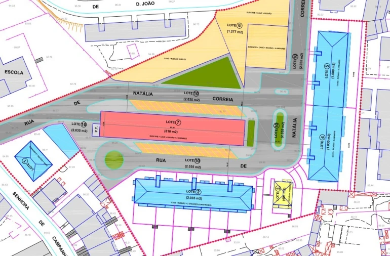 Terreno para Venda em Campanhã Planta 1