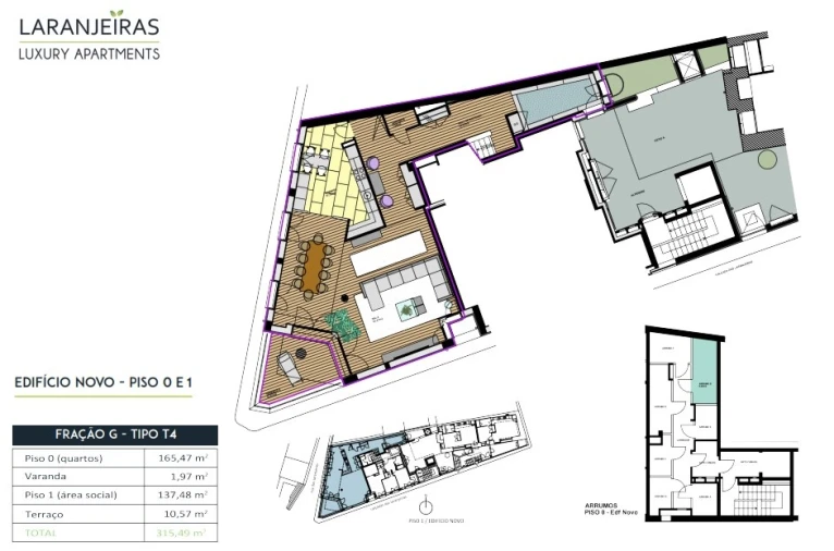 Apartamento T4 para Venda em Aldoar, Foz do Douro e Nevogilde Planta 2