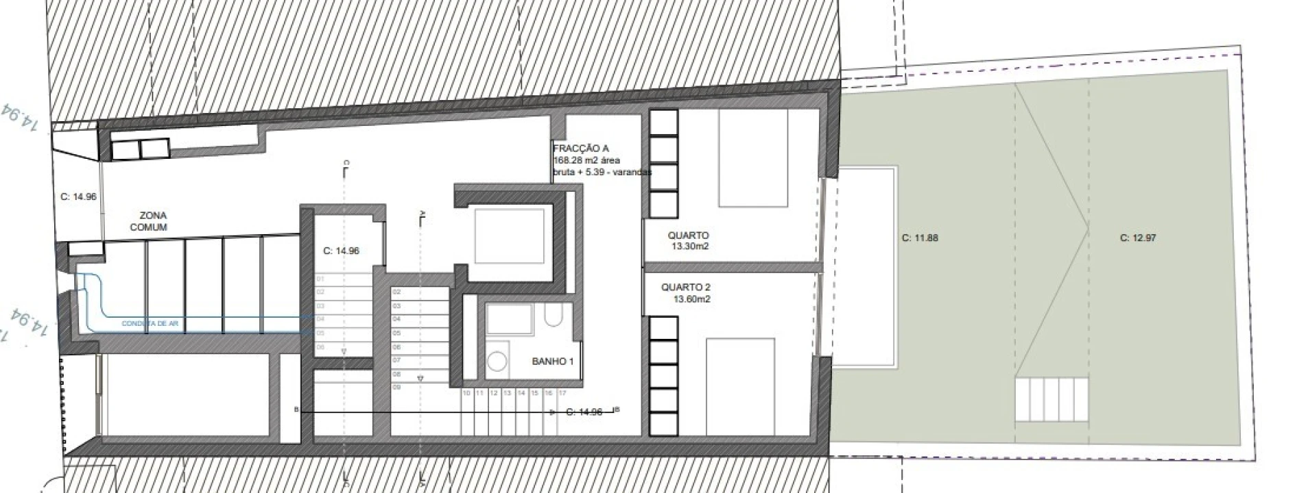 Apartamento T3 para Venda em Aldoar, Foz do Douro e Nevogilde Planta 2