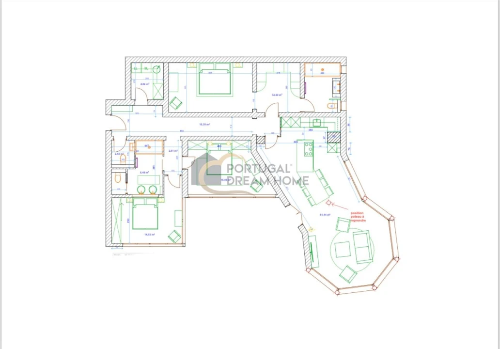 Apartamento T3 para Venda em Albufeira e Olhos de Água Foto 12