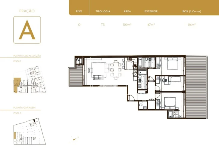Apartamento T3 para Venda em São Felix da Marinha Foto 26